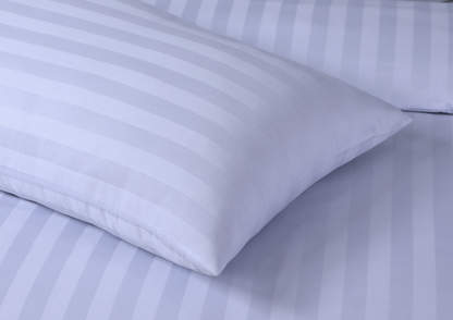 Luxury Satin Stripe Pillows Case Pair